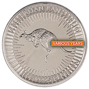 1 oz Australian Platinum Kangaroo Bullion Coin (Various Years)