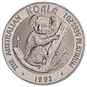 Australian Platinum Koala 1993 - 1 oz 