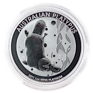 2011 1 oz Australian Platinum Platypus Bullion Coin