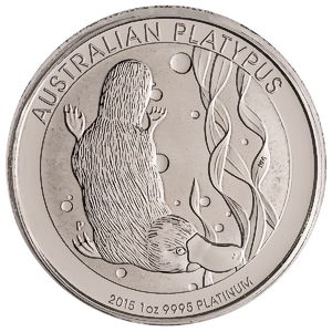 2015 1 oz Australian Platinum Platypus Bullion Coin