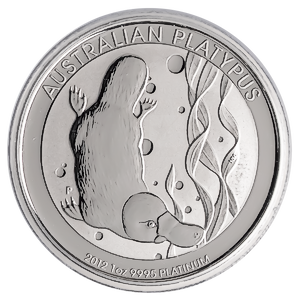 2012 1 oz Australian Platinum Platypus Bullion Coin