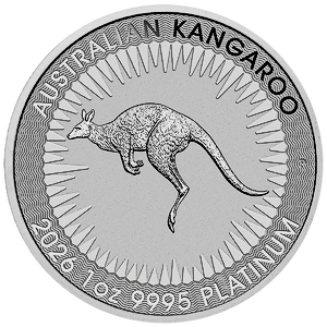 2026 1 oz Australian Platinum Kangaroo Bullion Coin