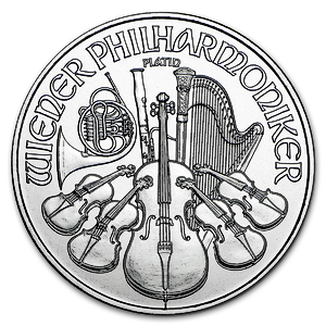 2016 1 oz Austrian Platinum Philharmonic Bullion Coin