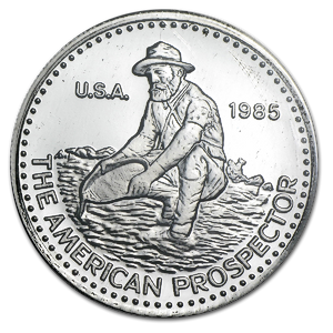 1 oz Engelhard Platinum Bullion Round (Various Years)