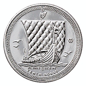 2016 1/10 oz Isle of Man Platinum Noble Bullion Coin