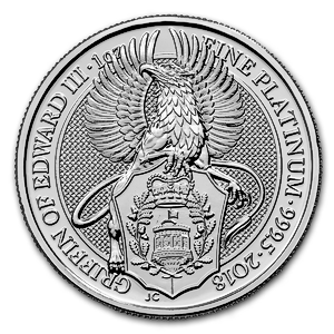 2018 1 oz United Kingdom Queen's Beast 