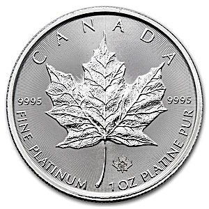 Canadian Platinum Maple Leaf 2017 - 1 oz Canadian Platinum Maple Leaf 2017 - 1 oz
