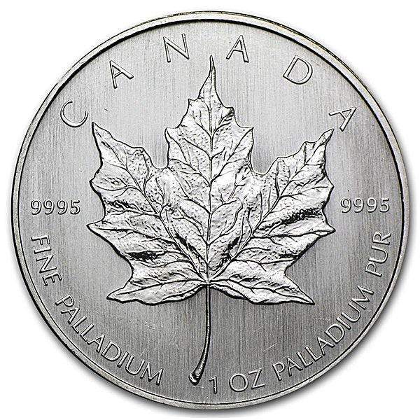 Canadian Palladium Maple Leaf - Various Years - 1 oz Canadian Palladium Maple Leaf - Various Years - 1 oz