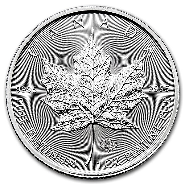 Canadian Platinum Maple Leaf 2017 - 1 oz Canadian Platinum Maple Leaf 2017 - 1 oz
