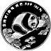 1989 1 oz Chinese Palladium Panda Bullion Coin - ANA Commemorative thumbnail