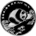 1989 1 oz Chinese Palladium Panda Bullion Coin - ANA Commemorative thumbnail