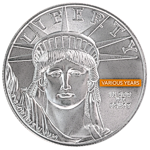 1 oz American Platinum Eagle Bullion Coin (Various Years)