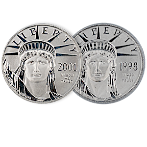 1/2 oz American Platinum Eagle Bullion Coin (Various Years)