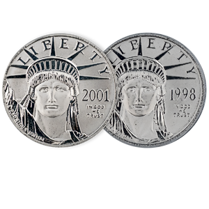 1/2 oz American Platinum Eagle Bullion Coin (Various Years)