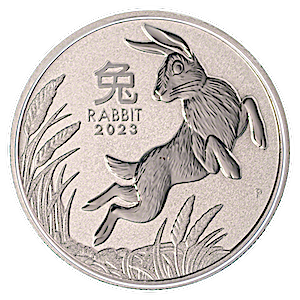 Australian Platinum Lunar Series 2023 - Year of the Rabbit - 1 oz