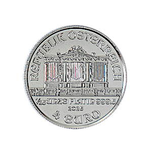 2025 1/25 oz Austrian Platinum Philharmonic Bullion Coin