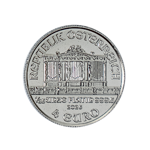 2025 1/25 oz Austrian Platinum Philharmonic Bullion Coin