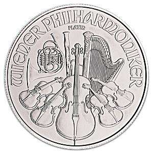 2018 1 oz Austrian Platinum Philharmonic Bullion Coin