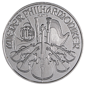 2016 1 oz Austrian Platinum Philharmonic Bullion Coin