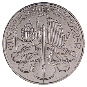 2022 1 oz Austrian Platinum Philharmonic Bullion Coin