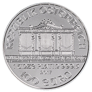 2017 1 oz Austrian Platinum Philharmonic Bullion Coin