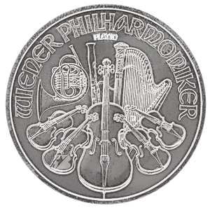 2019 1 oz Austrian Platinum Philharmonic Bullion Coin