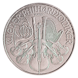 2022 1 oz Austrian Platinum Philharmonic Bullion Coin