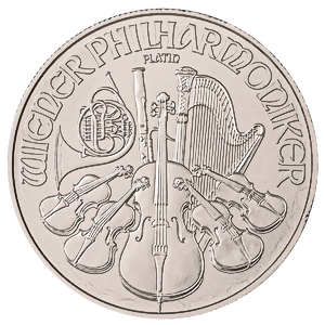 2025 1 oz Austrian Platinum Philharmonic Bullion Coin