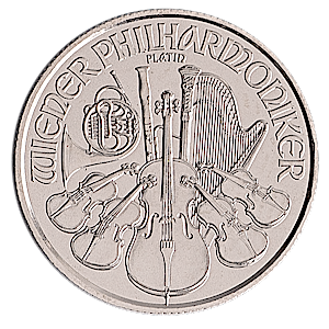 2024 1/25 oz Austrian Platinum Philharmonic Bullion Coin