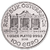 2018 1 oz Austrian Platinum Philharmonic Bullion Coin thumbnail