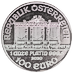 2020 1 oz Austrian Platinum Philharmonic Bullion Coin thumbnail