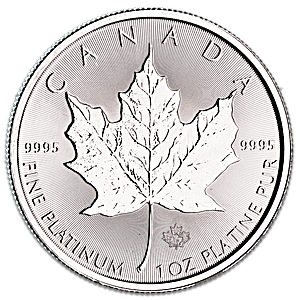 Canadian Platinum Maple Leaf 2018 - 1 oz Canadian Platinum Maple Leaf 2018 - 1 oz
