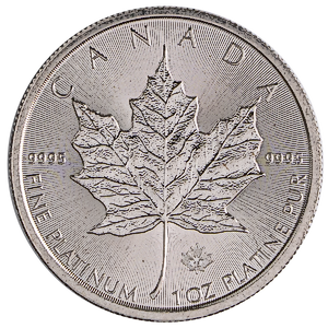 2015 1 oz Canadian Platinum Maple Leaf Bullion Coin