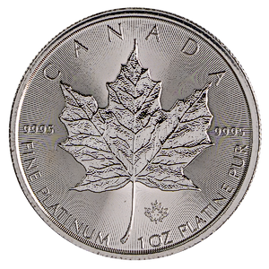 2017 1 oz Canadian Platinum Maple Leaf Bullion Coin