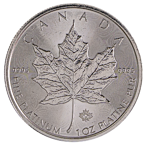 2022 1 oz Canadian Platinum Maple Leaf Bullion Coin