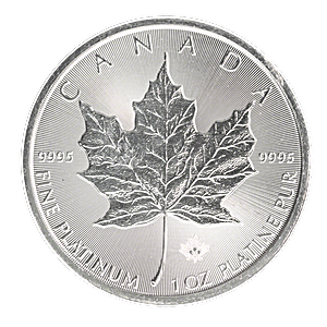 Canadian Platinum Maple Leaf 2015 - 1 oz 