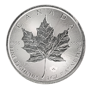 2017 1 oz Canadian Platinum Maple Leaf Bullion Coin