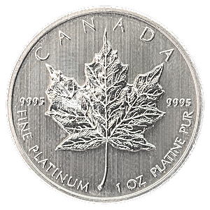 2013 1 oz Canadian Platinum Maple Leaf Bullion Coin