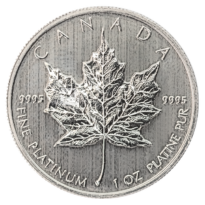 2013 1 oz Canadian Platinum Maple Leaf Bullion Coin