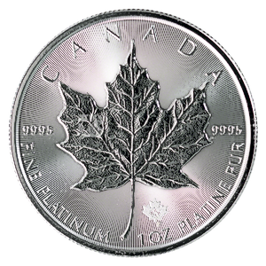 2021 1 oz Canadian Platinum Maple Leaf Bullion Coin