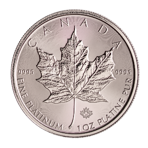 2022 1 oz Canadian Platinum Maple Leaf Bullion Coin