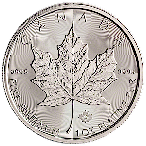 2023 1 oz Canadian Platinum Maple Leaf Bullion Coin