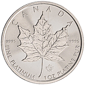 2024 1 oz Canadian Platinum Maple Leaf Bullion Coin