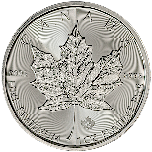 2025 1 oz Canadian Platinum Maple Leaf Bullion Coin