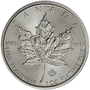 2025 1 oz Canadian Platinum Maple Leaf Bullion Coin