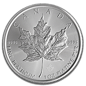 Canadian Platinum Maple Leaf 2019 - 1 oz 