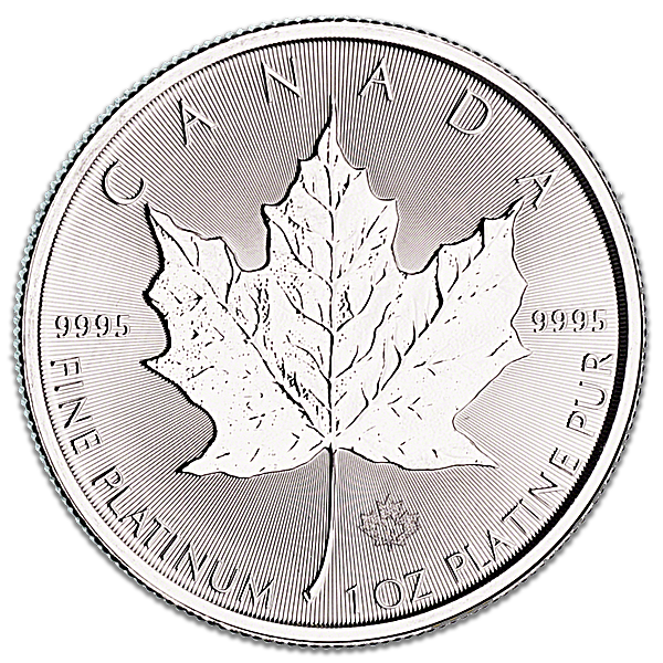 Canadian Platinum Maple Leaf 2018 - 1 oz Canadian Platinum Maple Leaf 2018 - 1 oz