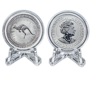 2 pcs of 1 oz 2021 Australian Platinum Kangaroo Coins – Total 2 oz Platinum