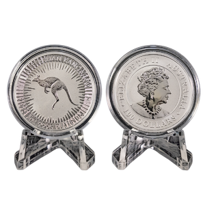 2 pcs of 1 oz 2022 Australian Platinum Kangaroo Coins - Total 2 oz Platinum
