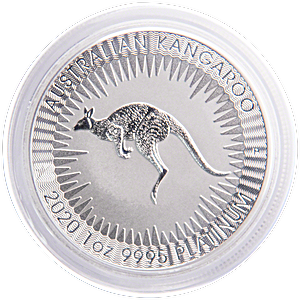 2020 1 oz Australian Platinum Kangaroo Bullion Coin